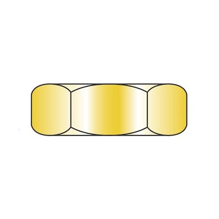 Newport Fasteners Machine Screw Nut, #4-40, Steel, Cadmium Yellow, 1000 PK 534917